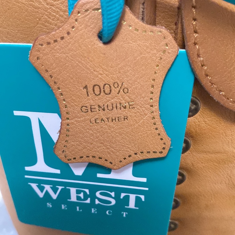 Montana West NWT Genuine Leather Tote Bag - Studded Design - Picture 7 of 11